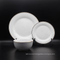New Design Customised Luxury Bone Porcelain Dinnerware White